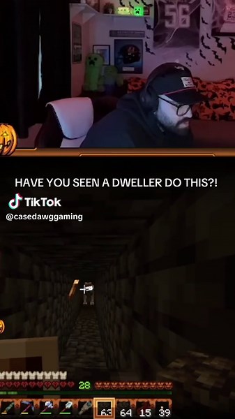DWELLER SCARED OF CASEDAWG?! 🤨 #Gaming #fyp #fypシ #fypシ゚viral #minecraft