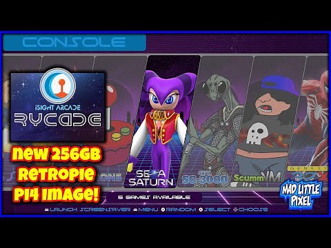 This RetroPie Build Has 3DO, Atari Jaguar & Sega Saturn! Raspberry Pi 4 Rycade 256GB 11K Game Image!