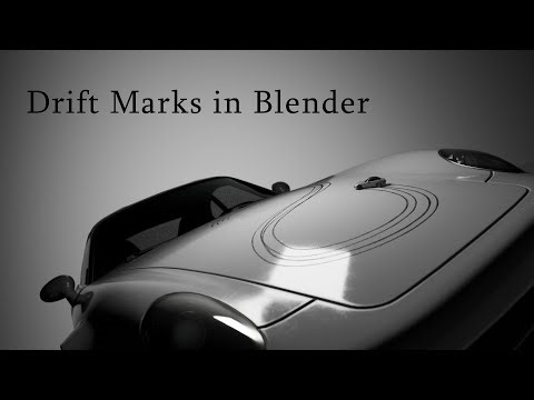 Free Procedural Optimized Drift Marks (Blender Geometry Nodes)