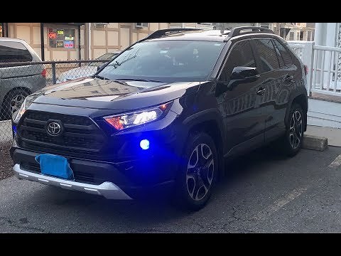 How to install LED fog lights on a 2020 Toyota Rav4 Adventure!!