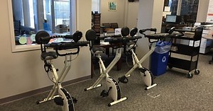 College Adds New Spin To Studying, Installs Exercise Bikes In Library