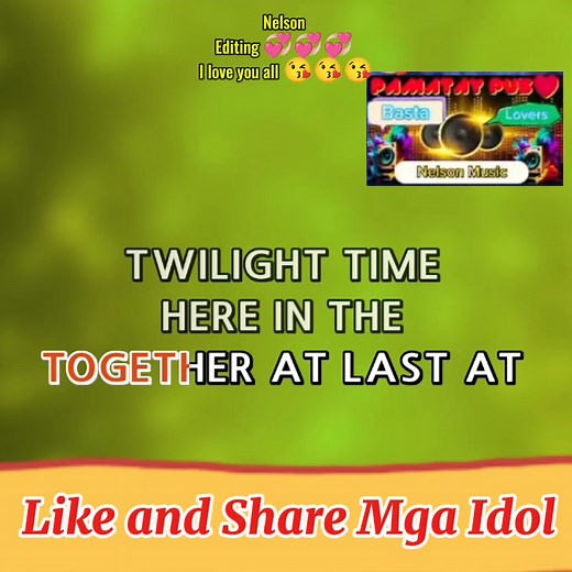 2.2K views · 31 reactions | Twilight Time by The Platters Video Karaoke Song  #karaoke #music #singer #song #singing | Karaoke Song Page | Facebook