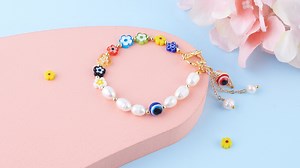 Watch Millefiori Flower Lampwork Glass Beads for Jewelry Making on Amazon Live
