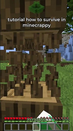 tutorial how to survive in minecraft 😎