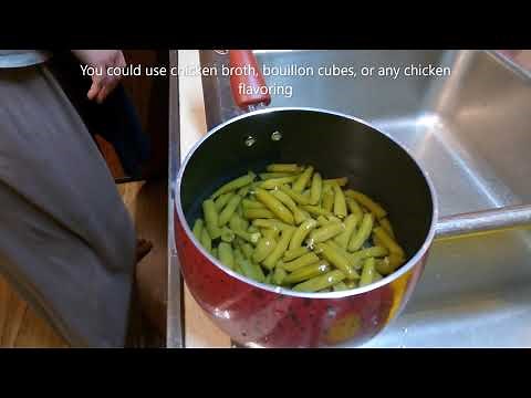 How to make canned green beans delicious