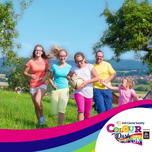Get your brightest clothes ready, it's time for the Irish Cancer Society Colour Dash Family 5k! Get outside in your local area this Sunday, have some family fun and fundraise. Register now www.Cancer.ie/ColourDash and tag your friends to join in below! | Aldi Ireland