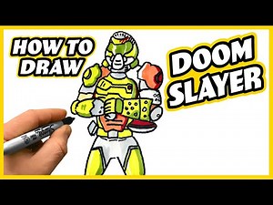 How To Draw Doom Slayer | Fortnite | Step by Step Drawing Tutorial #drawing #howtodraw