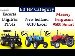 15K views · 230 reactions | 60 हॉर्सपावर में कौन है बेहतर, Escorts Digitrac PP51i बनाम New holland 6010 Excel बनाम Massey Ferguson 9500 Smart Video Link - https://bit.ly/3ce3r0X | KhetiGaadi खेतीगाडी | Facebook
