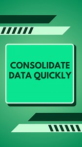 Quick Way to Consolidate Data in Excel ✅ Comment EXCEL and I will DM you my Excel Shortcuts Cheat Sheet #excel #exceltips #exceltricks #msexcel #microsoftoffice #accounting #exceltutorial | Excel With Grant