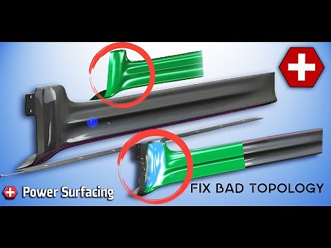 Smoothing Bad Surface | Solidworks Tutorial