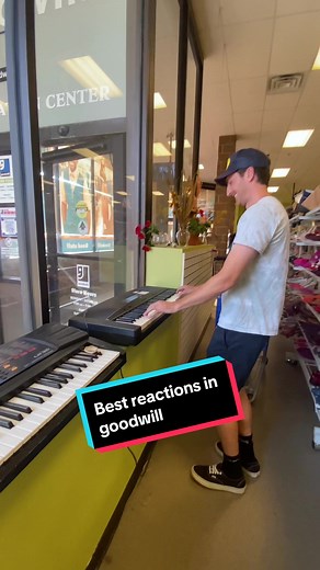 Best Reactions of Finding Random Pianos in Goodwill
