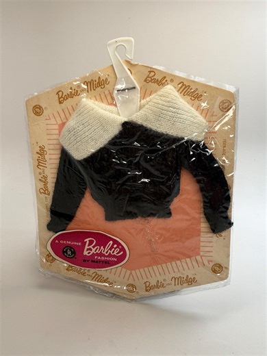 1962 - 1963 Barbie - Midge Fashion Pak Wool & Angora Cardigan Sweater - Original Packaging - Etsy