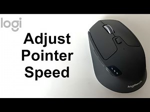 Logitech M720 Triathlon Change Mouse Speed - DIY EASY