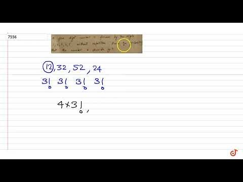 A five digit number is formed by the digits 1,2,3,4,5 without repetition.