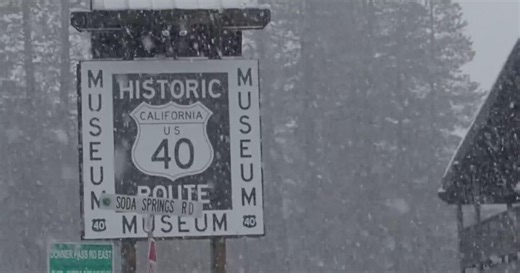 Spring storm brings snow to the Sierra, rain to foothills