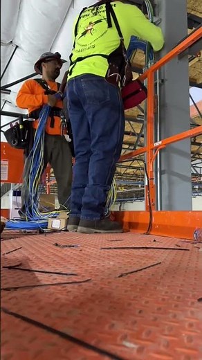 Installation of 2” Conduit for Data cables at IDF in a Warehouse #cat6 #conduit #structuredcabling