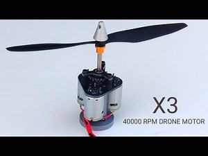 Making High Thrust Motor Using X3 Motor Setup || Drone Motor