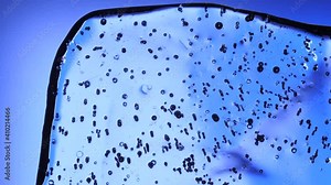 Ice structure pattern slowly moving to the right Stock Video