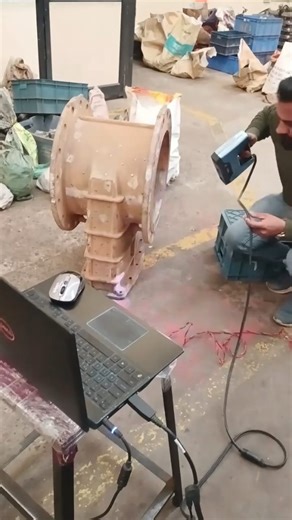 Yagnik Cha on Instagram: "Onsite 3D Scanning | Machine Component ka Accurate Digital Model 🚀 Real machine component ho ya complex industrial part — hum onsite jaa kar 3D scanning karte hain aur usko accurate 3D design / CAD model me convert kar dete hain. 📍 Location barrier nahi hai ✔️ All India ✔️ International projects 🔧 Services we provide: • Onsite 3D Scanning • Reverse Engineering • Machine & Die Component Scanning • CAD / 3D Design for Manufacturing Agar aap manufacturing, tooling ya pr