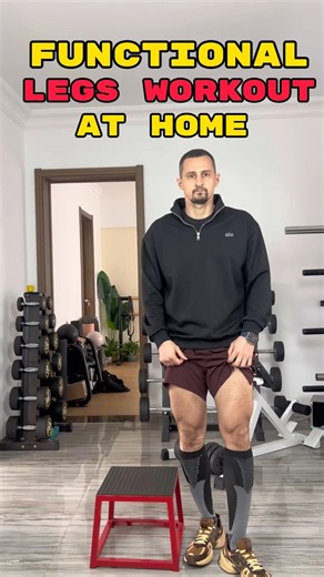 Functional legs workout at home 🔥