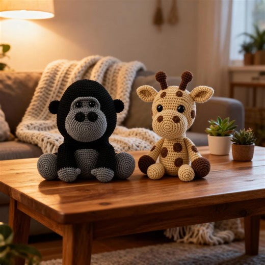 Kobo the Gorilla Amigurumi Pattern — Quick PDF Tutorial - Etsy