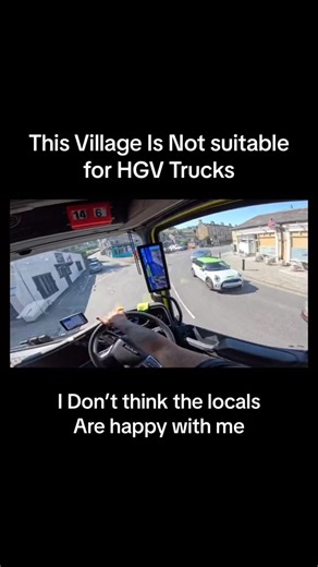 39K views · 150 reactions | This insane, why is this village so small. #truck #trucker #truckinguk￼ | Trucking Uk | Facebook
