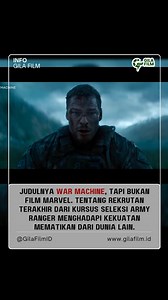 Kalo lihat dari trailernya ada elemen film Predator ama Terminator 😂 Sejak seriesnya yang jadi Jack Reacher jalan, Alan Ritchson mulai banyak dapet peran-peran one man show gini. War Machine tayang mulai 6 Maret 2026 di Netflix. | GILA FILM