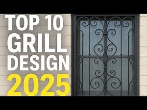 "Top 10 Latest Grill Designs 2024: Latest window grill design latest grill design for windows #gate