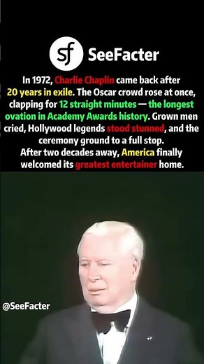 Charlie Chaplin and the Longest Standing Ovation in Academy Awards History