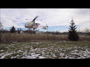 KAVAN "alouette 2" model helicopter from 1975 !!!
