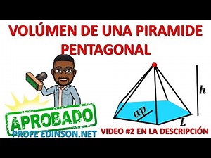 VOLUME OF A PENTAGONAL PYRAMID STEP BY STEP super easy😍😍😍