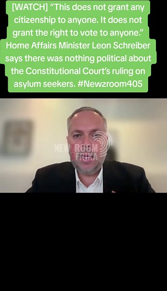 ConCourt ruling on asylum seekers explained — Schreiber response