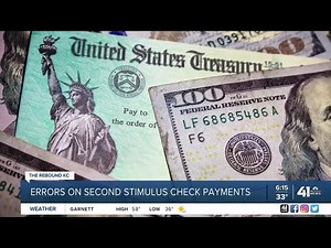 Errors in second stimulus check payments