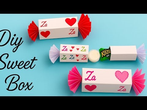 DIY Sweet Box | Easy Paper Craft Candy Box | Gift Box Idea