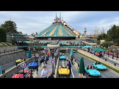 Autopia Full POV Ride Experience in Discoveryland at Disneyland Paris - 2023 (4K)