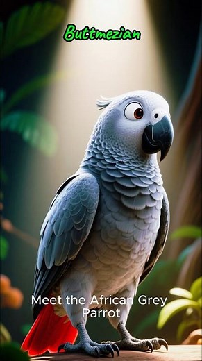 Everything You Need to Know About African Grey Parrots! 🦜 | Buttmezian