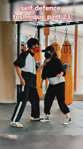 Self defence technique part 23 The following content is provided for informational and educational purposes only. Self-defense techniques demonstrated in videos are intended to be practiced under the supervision of a qualified instructor. The creators are not responsible for any injuries, damages, or misuse resulting from attempting these techniques without proper training or guidance. Always prioritize safety and consult a professional before practicing self-defense. Additionally, all reference