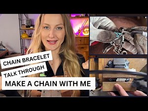 How to make a chain bracelet - Step by step! Jewelry making tutorial