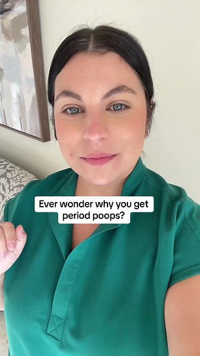 Do you ever wonder why you get period poops? When you’re on your period, your body releases a chemical called prostaglandins. Prostaglandins cause your uterus to cramp and contract, causing you to bleed. Prostaglandins don’t just go to the uterus! They also circulate to your GI tract, which can lead to spasms, abdominal pain, increase in bowel movements, and even diarrhea. Folloe to learn more about womens health. ##obgyn##womenshealth##periodtips##periodproblems##periodcramps##periodpain##femin