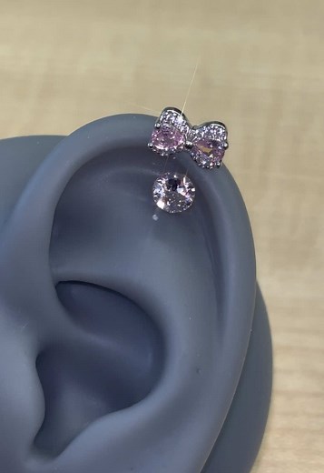 Cute Kitty Ear Piercing Ideas: Lobes, Helix & Floating Styles