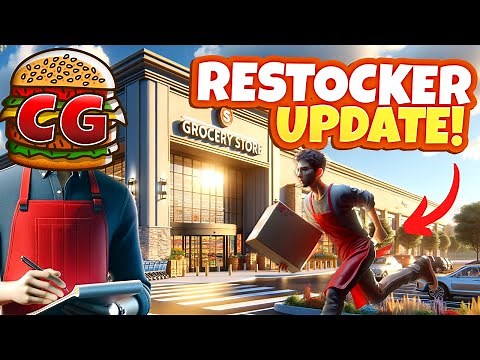 NEW Update Adds Restocker That Helps My Store in Supermarket Simulator!