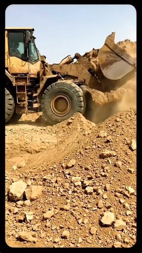 Giant Excavator Power: Watch This Machine Dominate Earthmoving! 🚧