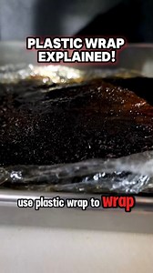 327K views · 1.3K reactions |  Plastic wrap, butcher paper, or foil—ever wonder why we use plastic wrap for our smoked meats? 類 We get this question a lot, so here’s the answer: it works best for us! The bark is beautifully caramelized, gummy, and perfectly set. Watch the full breakdown in our latest video!  #porkypeople #oinkoink | Hoggy's Restaurant & Catering | Facebook