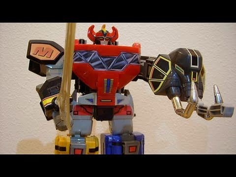Power Rangers Deluxe Megazord (MMPR-1) toy review - CollectionDX
