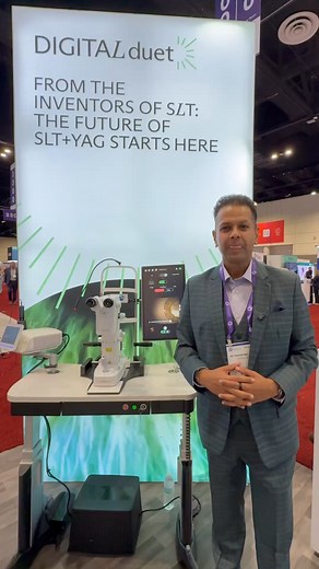 Interventional glaucoma starts with a mindset: proactive, precise, and patient-first. Dr. Jai Parekh, MD, MBA, FAAO, shares how Digital Duet fits into that vision, helping him deliver safer, smarter, and more efficient care for his glaucoma patients. See why more ophthalmologists are choosing to start their treatment curve with SLT. #LumenisVision #DigitalDuet #Ophthalmology #GlaucomaCare #SLT #InnovationInSight #AAO2025 | Lumenis Vision | Facebook