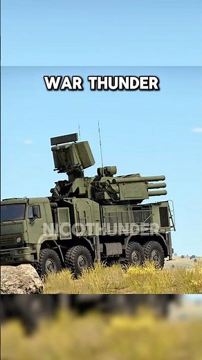 PANTSIR S1 FIRING | WAR THUNDER VS REAL LIFE | #warthunder #fyp #gaming