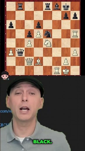 The Move That Breaks Equal Material #chess #tactics #checkmate