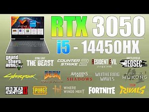 HP Victus | RTX 3050 6GB | i5 14th Gen 14450HX | New 15 Games Tested