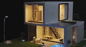 73K views · 248 reactions | Bricklaying Build Mini House with Swimming Pool Credit: Fuho | ARCFLY Architecture & Design | Facebook