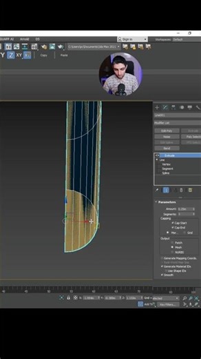 أسهل حل لمشكلة EXTRUDE في 3DS MAX (ثواني فقط!)